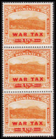 1919. DOMINICA. Roseau Harbour And City WAR TAX 1½ D / 2½ PENCE. Never Hinged 3-stripe.  (MICHEL 55) - JF536062 - Dominique (...-1978)