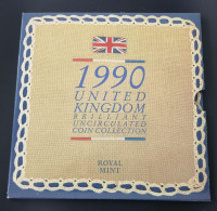 UNITED KINGDOM 1990 GREAT BRITAIN BU SET – ORIGINAL - GRAN BRETAÑA GB - Mint Sets & Proof Sets