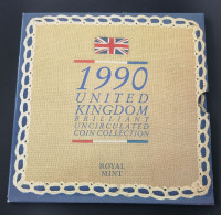UNITED KINGDOM 1990 GREAT BRITAIN BU SET – ORIGINAL - GRAN BRETAÑA GB - Mint Sets & Proof Sets
