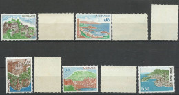 Monaco N°  1147 à 1151  Sites Et Monuments       Neufs  * *   B/TB  Voir Scans   Soldé  ! ! ! - Unused Stamps