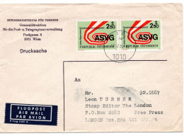 70089 - Österreich - 1981 - 2@S2,50 ASVG A LpDrucksBf WIEN -> London, ON (Canada) - Covers & Documents