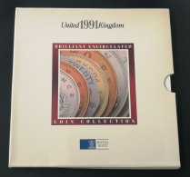 UNITED KINGDOM 1991 GREAT BRITAIN BU SET – ORIGINAL - GRAN BRETAÑA GB - Mint Sets & Proof Sets