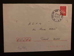 LETTRE TP M DE LUQUET TVP ROUGE OBL.23-8 2004 13 SALON AIR B. DU RHONE - Military Airmail