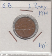 GRAN BRETAÑA - 1 PENIQUE DE COBRE DE 1971 - 1 Penny & 1 New Penny