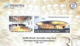 Shivaji International Airport, 2V MS, 2017, MNH, MSALM4P1 - Other (Air)