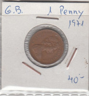 GRAN BRETAÑA - 1 PENIQUE DE COBRE DE 1971 - 1 Penny & 1 New Penny