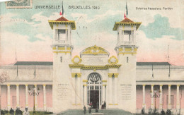 BELGIQUE - Bruxelles - Pavillon - Colonie Française - Colorisé -  Carte Postale Ancienne - Weltausstellungen