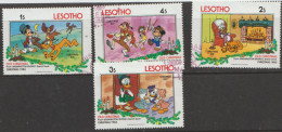 Lesotho  1983 Disney  Various Values  Fine Used - Lesotho (1966-...)