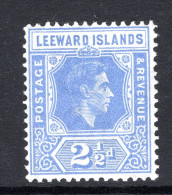 Leeward Islands 1938-51 KGVI Definitives - 2½d Light Bright Blue HM (SG 105a) - Leeward  Islands