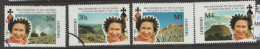 Lesotho  1992  SG  1084-7  Anniversary Of The Accession  Fine Used  And Mint - Lesotho (1966-...)
