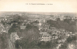 FRANCE - Tours à Vol D'oiseau - La Gare  - Carte Postale Ancienne - Tours