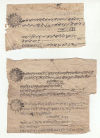 Nepal? Old Document Wiht Seal PT230920 - Népal