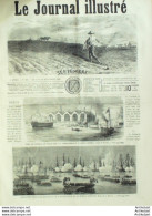 Le Journal Illustré 1866 N°291 Toulon (83) Arsenal Impératrice Prince Wagons Impériaux - 1850 - 1899