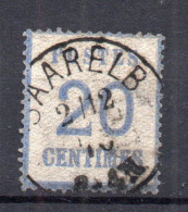 !!! ALSACE LORRAINE, N°6 CACHET DE SAARELB - Usati