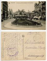 Germany 1917 WWI Postcard - Oostende, Belgium; Feldpost - Kaiserliche Marine Kommando - Feldpost (Portofreiheit)