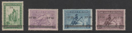 Ruanda-Urundi - COB/OBP 114-117 Meulemans - MNH/**/NSC - Neufs