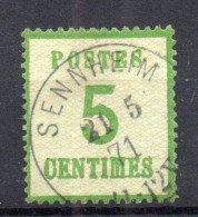 !!! ALSACE LORRAINE, N°4 CACHET DE SENNHEIM - Used Stamps