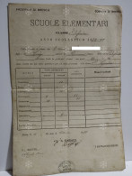 Comune Di Breno (Brescia) Scuole Elementari. Pagella Scolastica 1878-1879 - Diplômes & Bulletins Scolaires