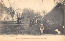 CPA 56 GOURIN / LE CHATEAU / L'ETANG ET MOULIN DE TRONJOLY - Altri & Non Classificati