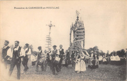 CPA 56 PROCESSION DE CARMESSE EN NEUILLAC - Autres & Non Classés