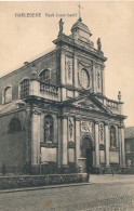 HARELBEKE  KERK  VOORKANT       2 SCANS - Harelbeke