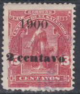 Salvador N° 208 O  : Partie De Série : 2 C. Sur 13 C. Rouge-brun Surchargé, Oblitéré Sinon TB - El Salvador