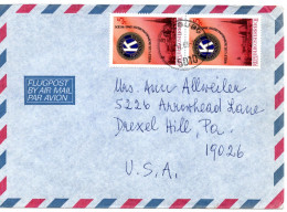 70100 - Österreich - 1983 - 2@S5 Kiwanis A LpBf SALZBURG -> Drexel Hill, PA (USA) - Briefe U. Dokumente