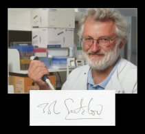 John Sulston (1942-2018) - British Biologist - Signed Card + Photo - Nobel Prize - Inventors & Scientists