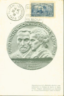 Carte Maximum YT N° 402 Maxi A1 CAD Palais De La Découverte Paris 28 11 38 CP Pierre & Marie Curie + Daguin Radium - 1930-1939