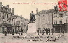 FRANCE - Ligny-en-Barrois - Meuse - Statue Du Général Barrois - Animé - Carte Postale  Ancienne - Ligny En Barrois