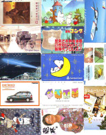 JOLI LOT Collection De + De 100 TELECARTES Japon (LOT 594) Thèmes - Collections