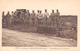 CPA 56 LE CAMP DE MEUCON / UNE BATTERIE EN POSITION - Other & Unclassified