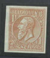 51* Sans Colle Et Sur Papier Mince Satiné. (réimpression ?). Cote 410-€ plus   Zeer Mooi - 1884-1891 Léopold II