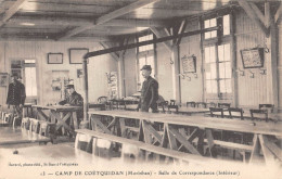 CPA 56 CAMP DE COETQUIDAN / SALLE DE CORRESPONDANCE / INTERIEUR - Autres & Non Classés