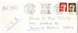 L70109 - Bund - 1972 - 1DM Heinemann MiF A LpBf BOCHUM - ... -> Bartlesville, OK (USA) - Lettres & Documents