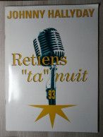 JOHNNY HALLYDAY Programme RETIENS TA NUIT TOUR 93 - Programs
