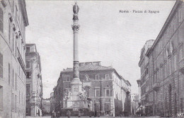 CPA -  PLAZZA DI SPAGNA, SANTA MARIA, GENERAL VIEW, MONUMENT, BUILDINGS, ROME - ITALY - Panoramic Views