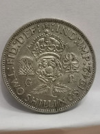 2 SHILLINGS  ARGENT 1942 GEORGE VI ROYAUME UNI / UNITED KINGDOM SILVER - J. 1 Florin / 2 Shillings