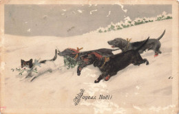 FÊTES - VŒUX -  Joyeux Noël - Colorisé -  Carte Postale  Ancienne - Autres & Non Classés