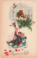 FÊTES - VŒUX -  Joyeux Noël - Colorisé -  Carte Postale  Ancienne - Andere & Zonder Classificatie