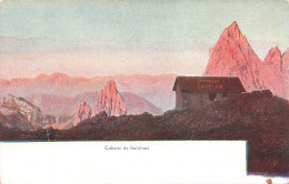 PUBLICITÉ - Cabane De Saleinaz - Colorisé -  Carte Postale  Ancienne - Publicidad