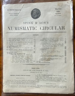 NUMISMATICA  - SPINK & SON'S - NUMISMATIC CIRCULAR - MAY - JUNE  1920 - Magazines & Catalogues