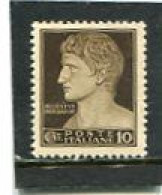 ITALIA - 1945  10c  DEFINITIVE  NO  WMK  MINT NH - Nuovi