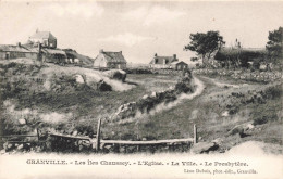 FRANCE - Granville - Les îles Chassey - L'Eglise - La Ville - Le Presbytère - Carte Postale Ancienne - Granville