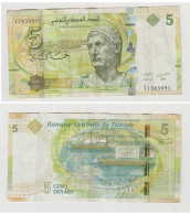 TUNISIE - 5 DINARS  - 2013-3-20 - N° C-10  1345691 - Tusesië