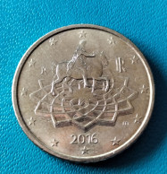 Errore Di Conio 50 Centesimi  Italia 2016 Coin Error - Abarten Und Kuriositäten