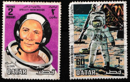 Qatar 1970 Apollo 11 Moon Mission Used, - Qatar