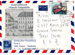 70133 - Bund - 1995 - 300Pfg Gemaelde EF A LpBf KASSEL -> Grand Prairie, TX (USA) - Lettres & Documents