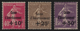 N°266/268, Caisse D'Amortissement, Série Complète, Neufs ** Sans Charnière - TB - Unused Stamps