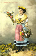 Folklore - Costume - Coiffe - Bouquetière De La Côte D'Azur - Costumi